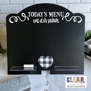 Chalkboard Menu Tablet Stand