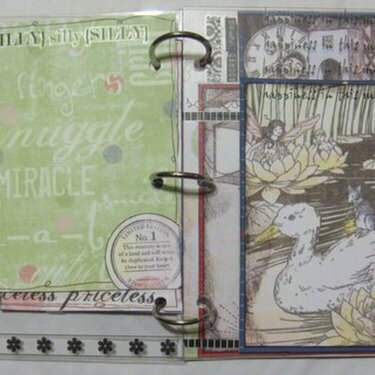 Baby Photos Acrylic Album by Clear Scraps DT Cathy S.