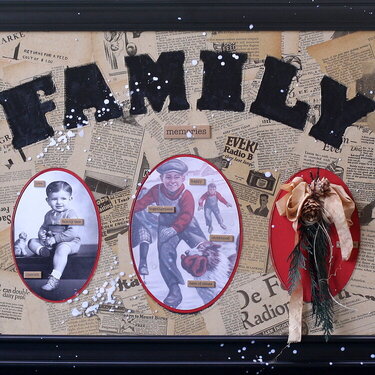 FAMILY word board by Connie Mercer