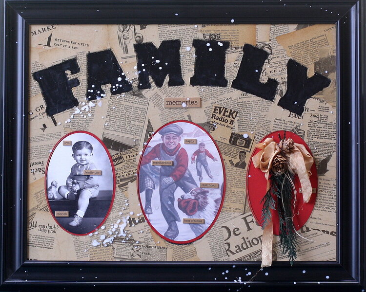 FAMILY word board by Connie Mercer