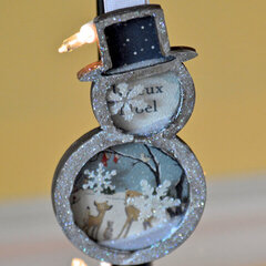 Snowman Shaker Ornament