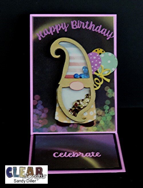 Birthday Gnome Shaker Card