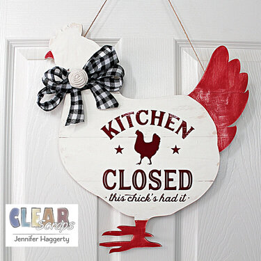 Large Chicken Shiplap Shape