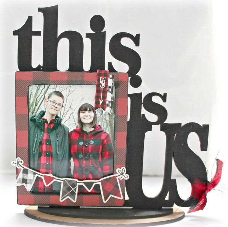 This Is Us Desktop DIY Wood Word Frame