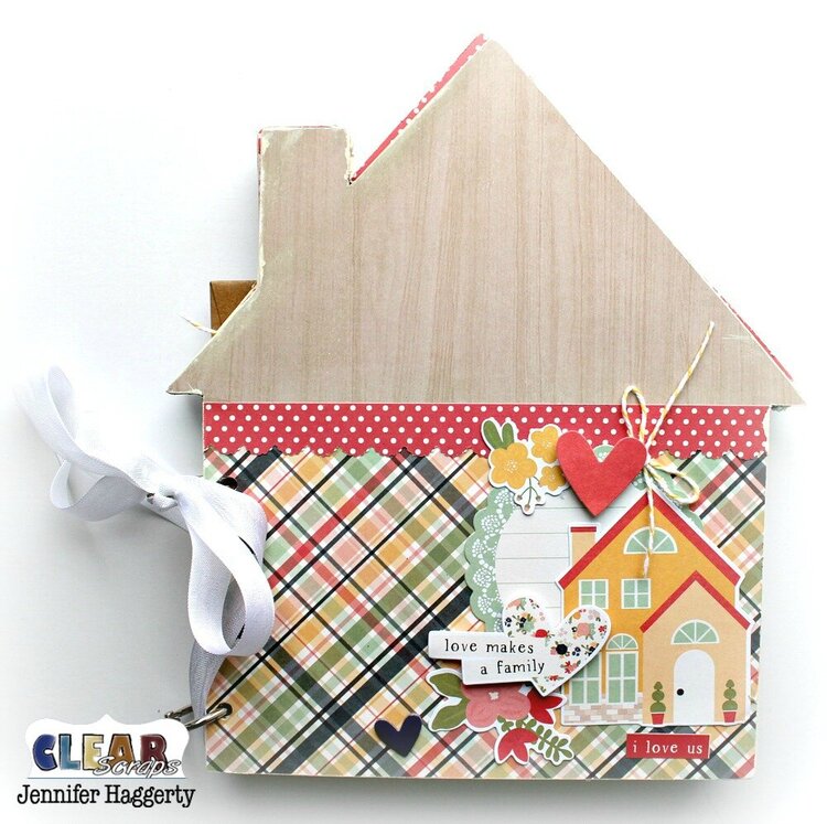 House DIY Wood Shape Mini Album