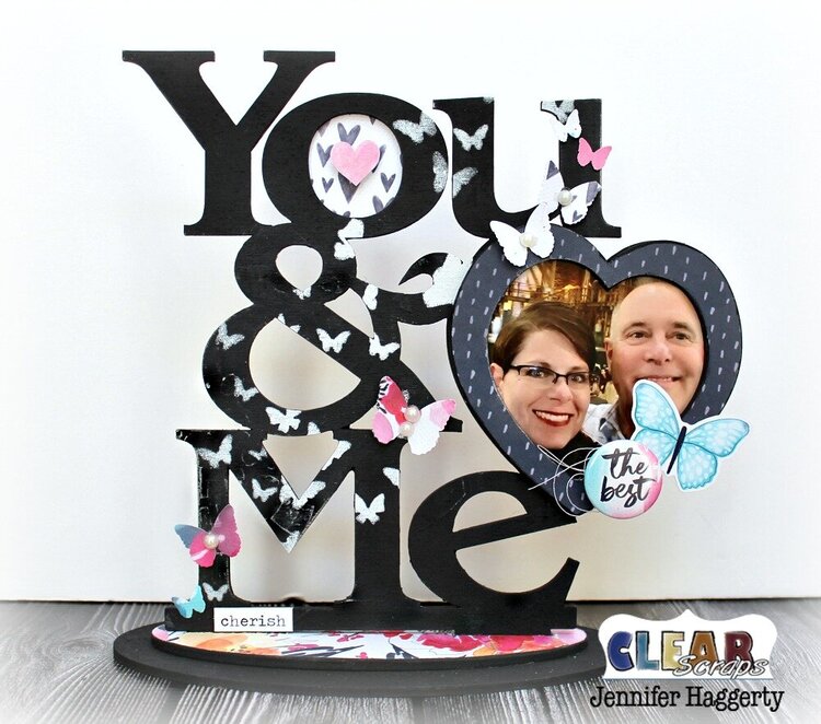 You &amp; Me Desktop Wood Frame