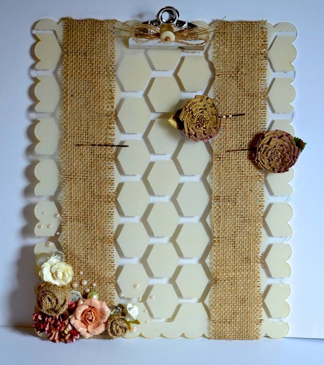 Large Scallop Clipboard by Cristal Hobbs