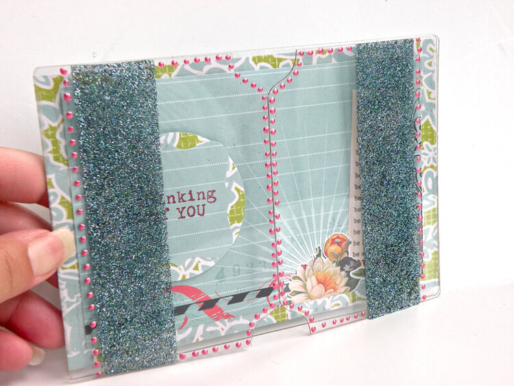 Send It Clear Acrylic Card by Pinky Hobbs