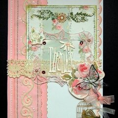 Thanks Card By Clear Scraps DT Irene