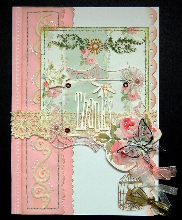 Thanks Card By Clear Scraps DT Irene