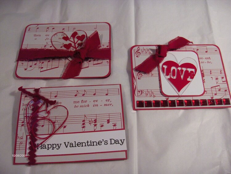 Valentine Cards by Clear Scraps DT Cathy S.