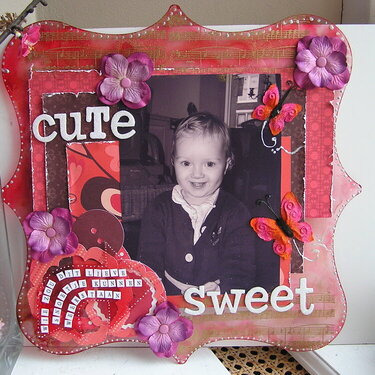 Clear Scraps Acrylic Layout
