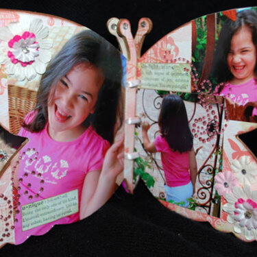 Butterfly Mini Book - Pages 5 and 6