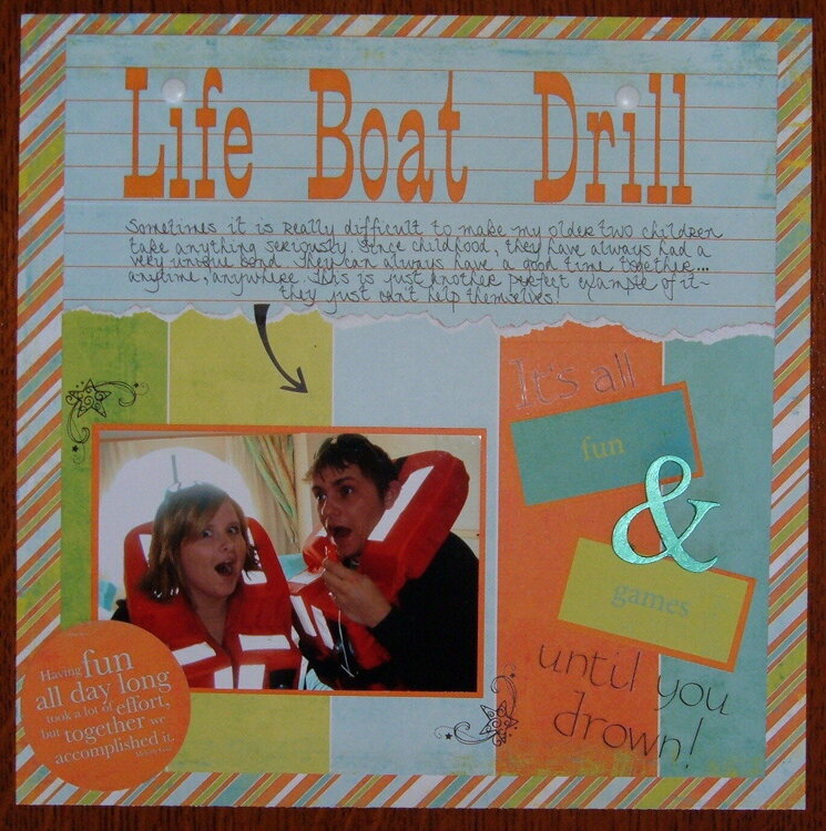 Life Boat Drill