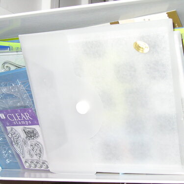 Perfect storage for clear stamps