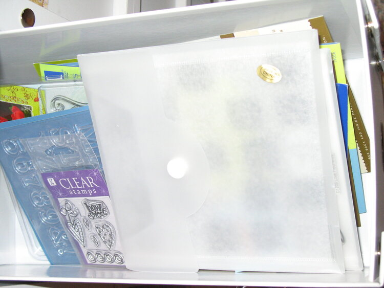 Perfect storage for clear stamps