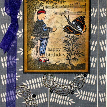 Penny Black collage card 2