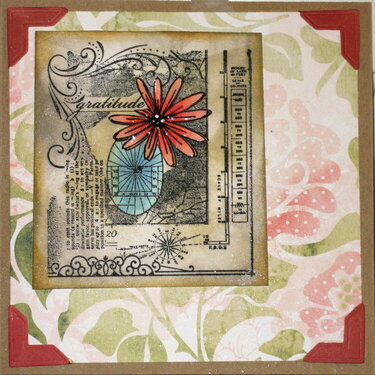 Penny Black collage card