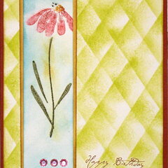 "Quilted"Top card
