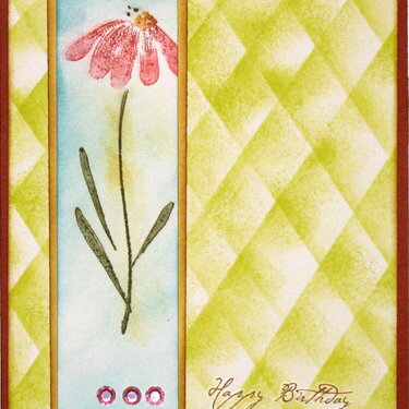 &quot;Quilted&quot;Top card