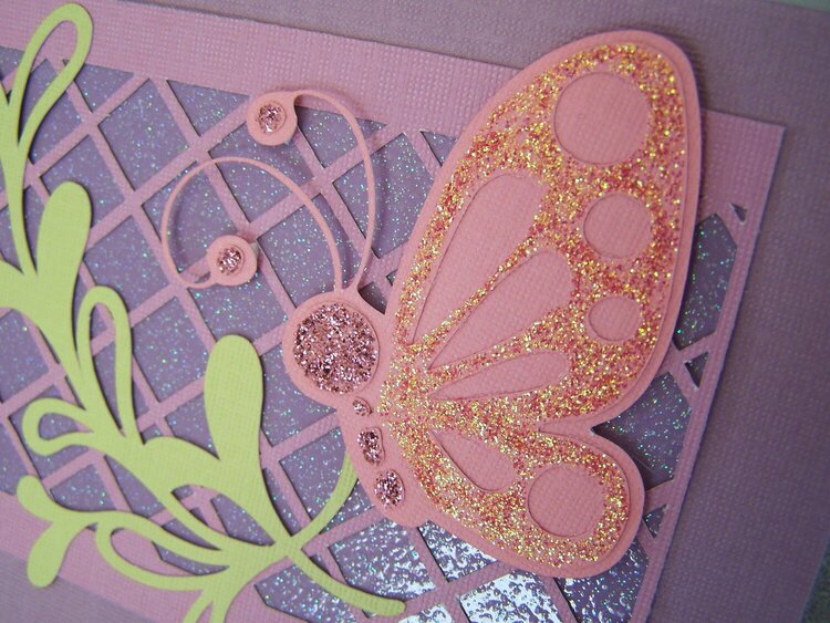 Butterfly and Vine Card
