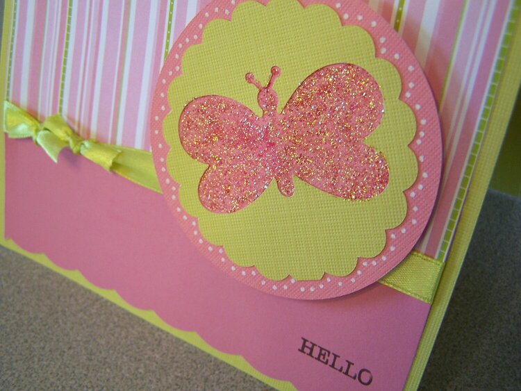 Scallop Butterfly Card