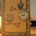 Week 1: Cardmakers Challenge - Dad's Birthday card