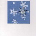 Iridescent Snowflakes Card