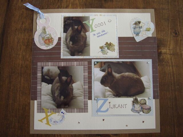 Rabbits ABC - Right Page