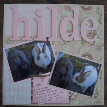 Paco &amp; Hilde - My first page on 12 x 12 - 3