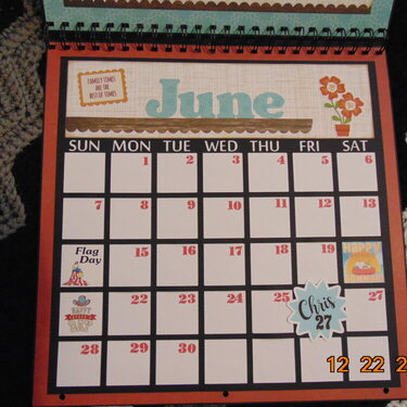 June calendar