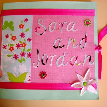 Sara and Jordan mini-album, cover page