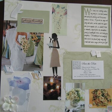 Wedding planning (left page)