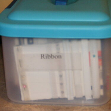 Ribbon storage - Container