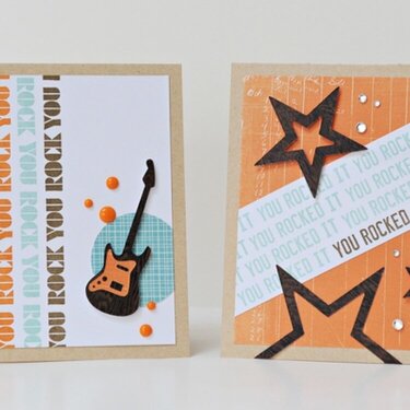 Rock Card Duo **Laina Lamb Designs/MFT Stamps**