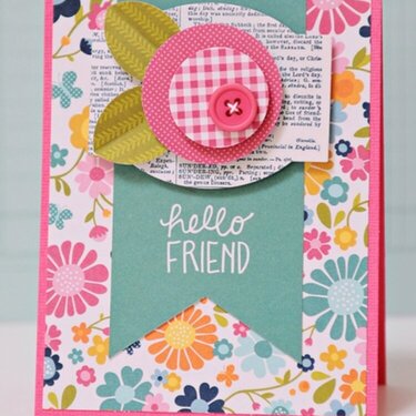 "hello friend" card **Create Today Video Series**