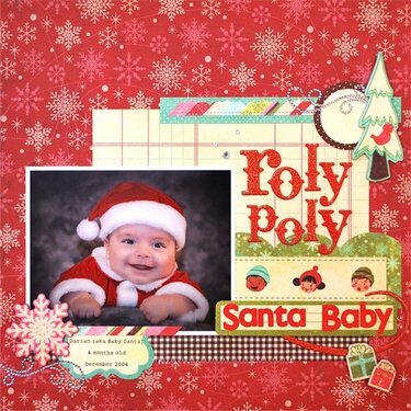 roly poly santa baby **Collage Press**