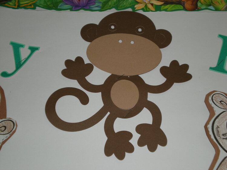 Classroom Bulletin Board Monkey