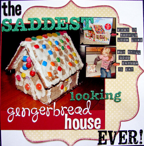 the Saddest looking Gingerbread House Ever!