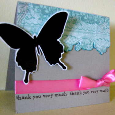 thank you very much card (May 09 Just Cre8 kit)