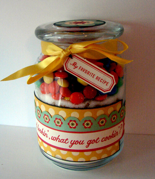 Gift in a Jar - altered jar