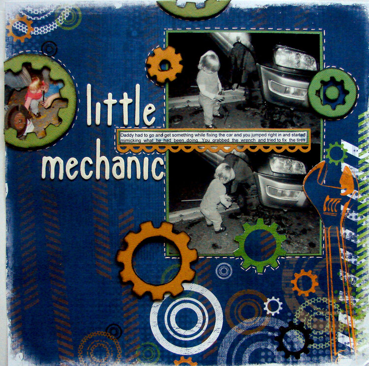 Little Mechanic - June 09 Just Cre8 kit