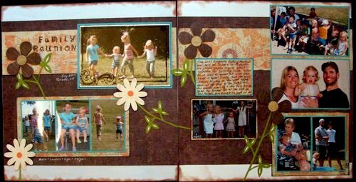 Family Reunion - 2 page layout