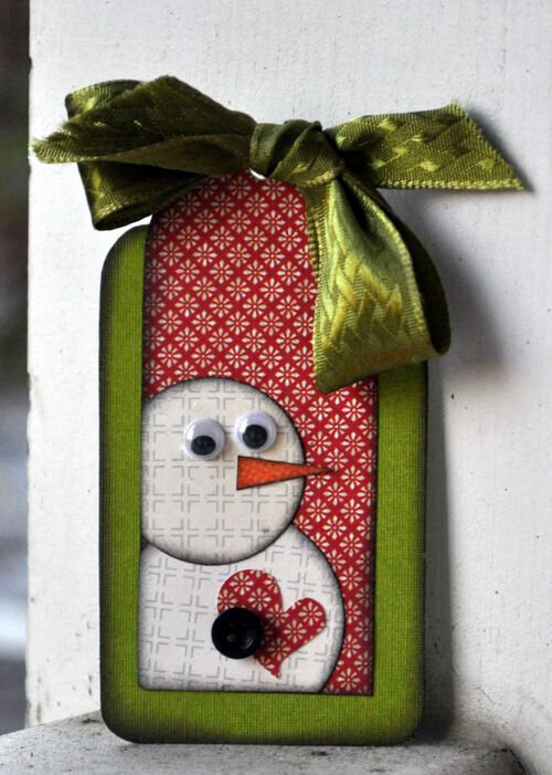 Christmas tag - Snowman