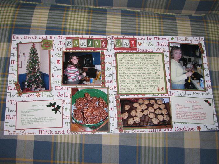 Baking Day 2 Page Spread