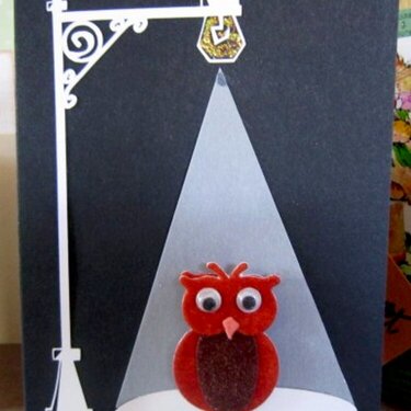 Owl spotlight card