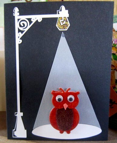 Owl spotlight card