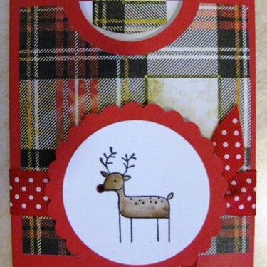 Rudolf - double slider card