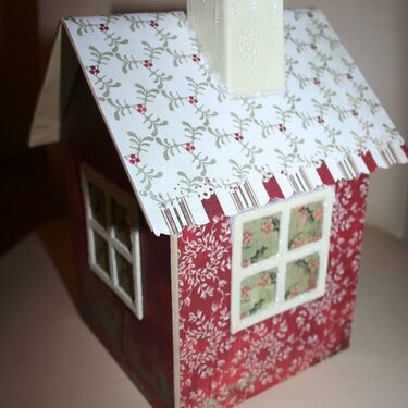 Christmas card house