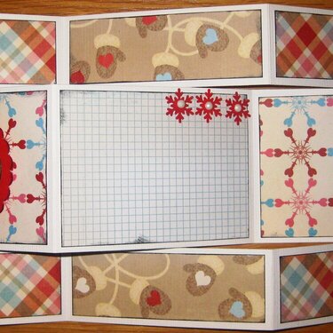 Snowday Trifold card